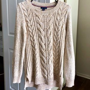Tommy Hilfiger Cable Knit Sweater, Beige Heather